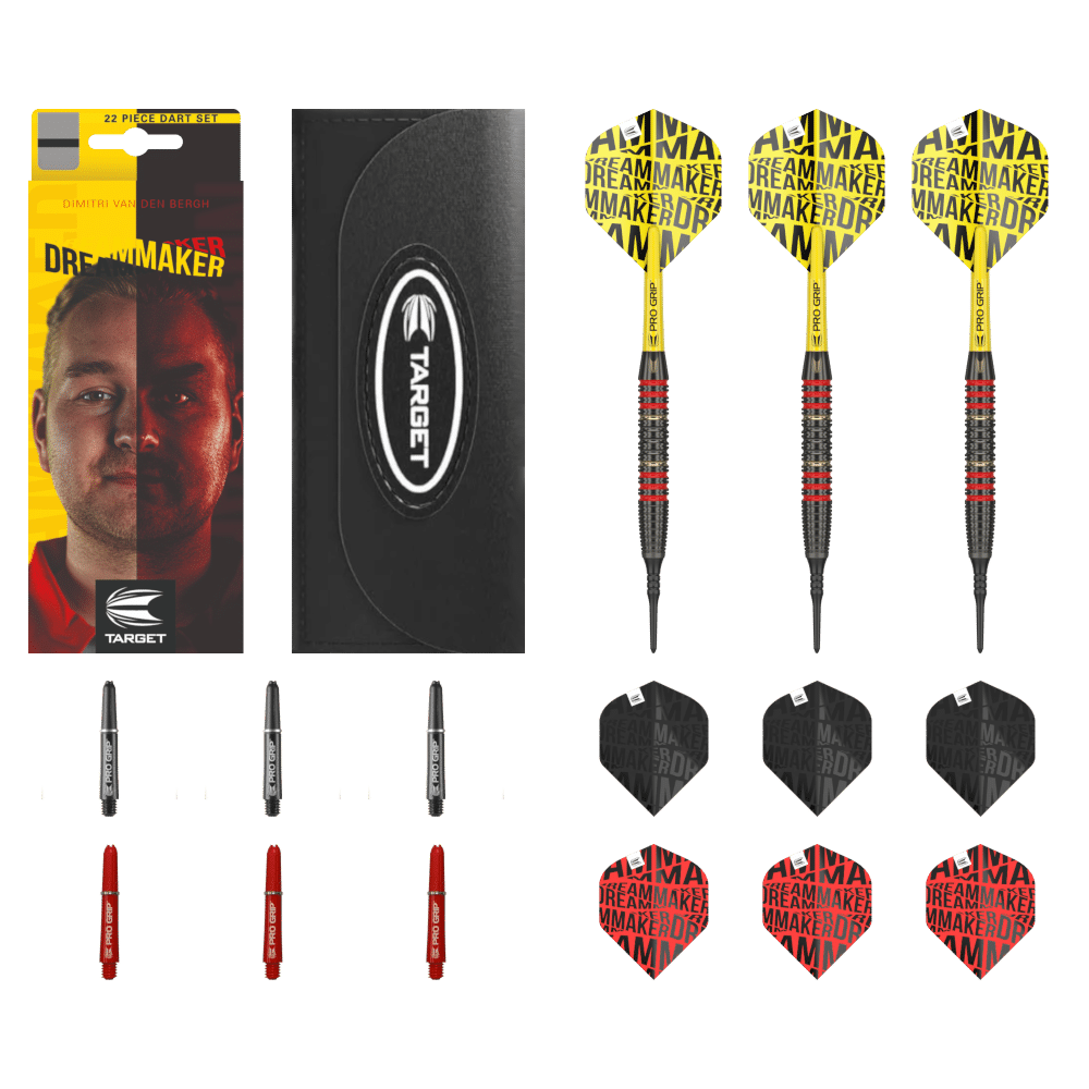 Target Dimitri van den Bergh Softdart Brass - What's in the Box