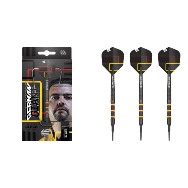 Target Gabriel Clemens Black Softdart 80% - What's in the Box