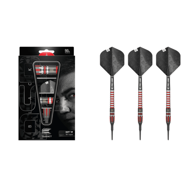 Target Nathan Aspinall Black Softdart 90% - What's in the Box