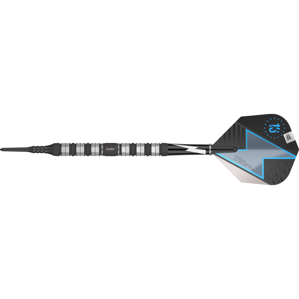 Target Phil Taylor 8Zero Series Black Softdart 80% - Seitenansicht