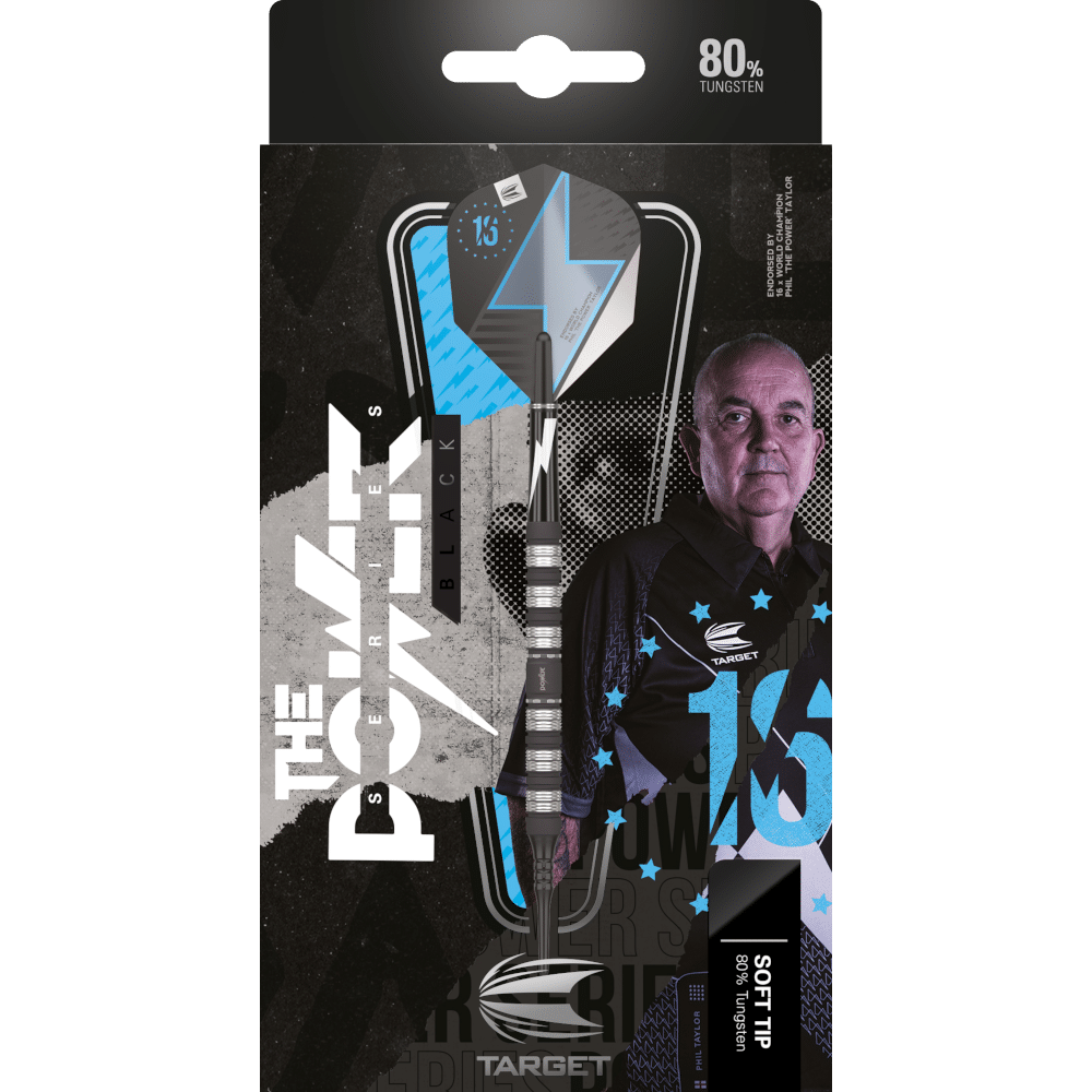 Target Phil Taylor 8Zero Series Black Softdart 80% - Package