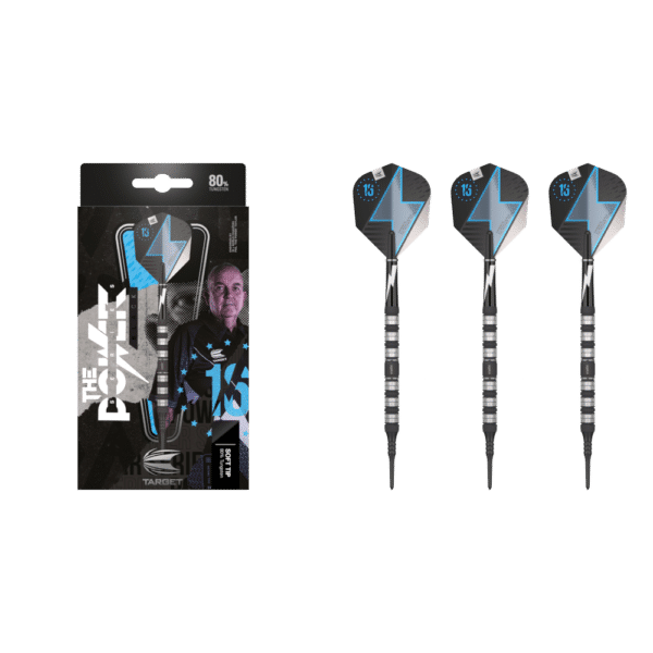 Target Phil Taylor 8Zero Series Black Softdart 80% - What's in the Box