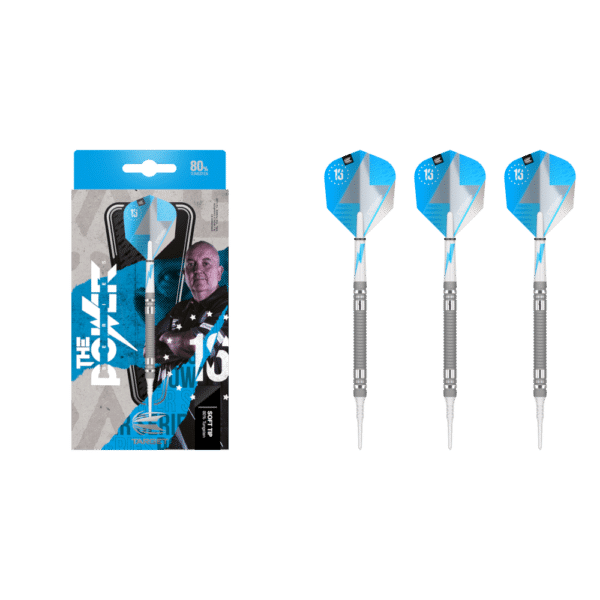 Target Phil Taylor 8Zero Series Silver Softdart 80% - What's in the Box