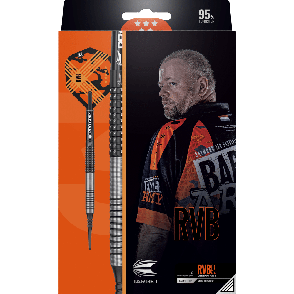 Target Raymond Van Barneveld G3 Softdart 95% - Package