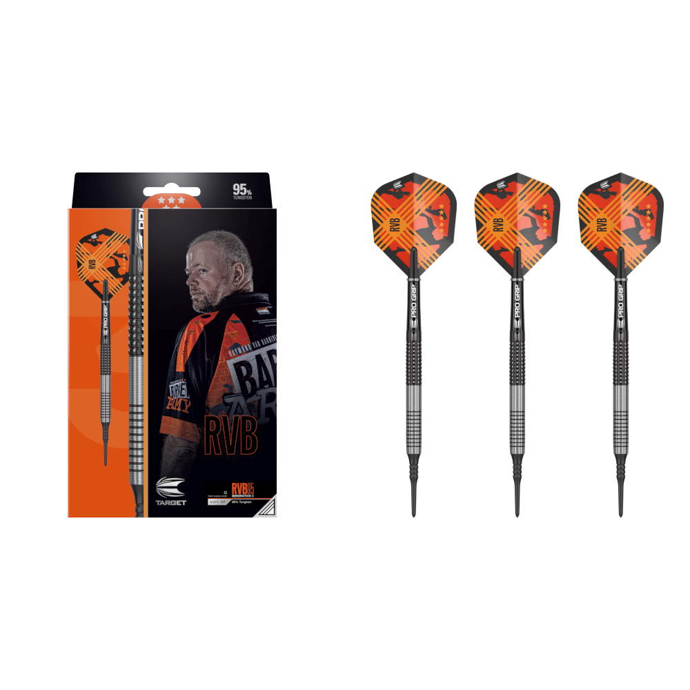 Target Raymond Van Barneveld G3 Softdart 95% - What's in the Box