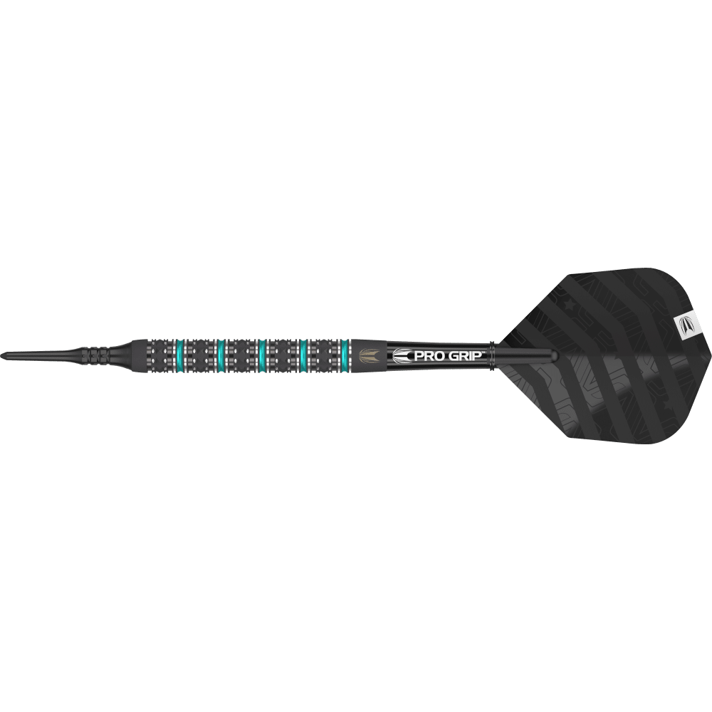 Target Rob Cross Black Edition Softdart 90% - Seitenansicht