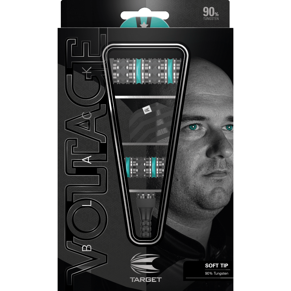 Target Rob Cross Black Edition Softdart 90% - Package