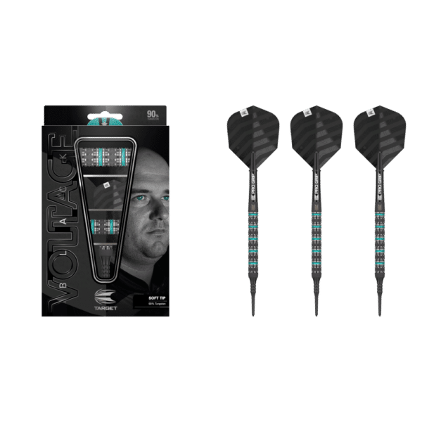 Target Rob Cross Black Edition Softdart 90% - What's in the Box