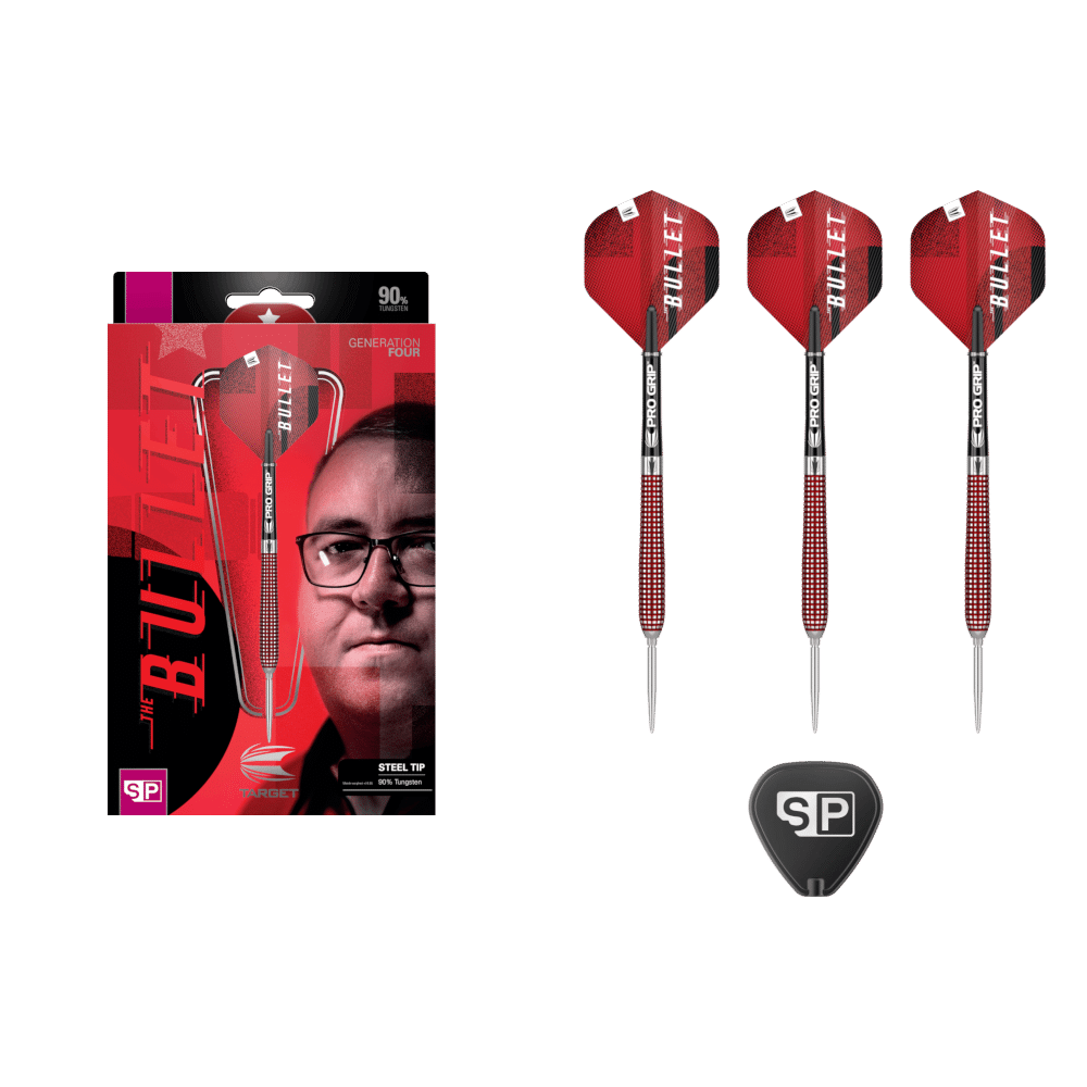 Target Stephen Bunting G4 Swiss Point Steeldart 90% - What's in the Box