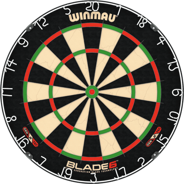 Winmau Blade 6 Dartboard - Front