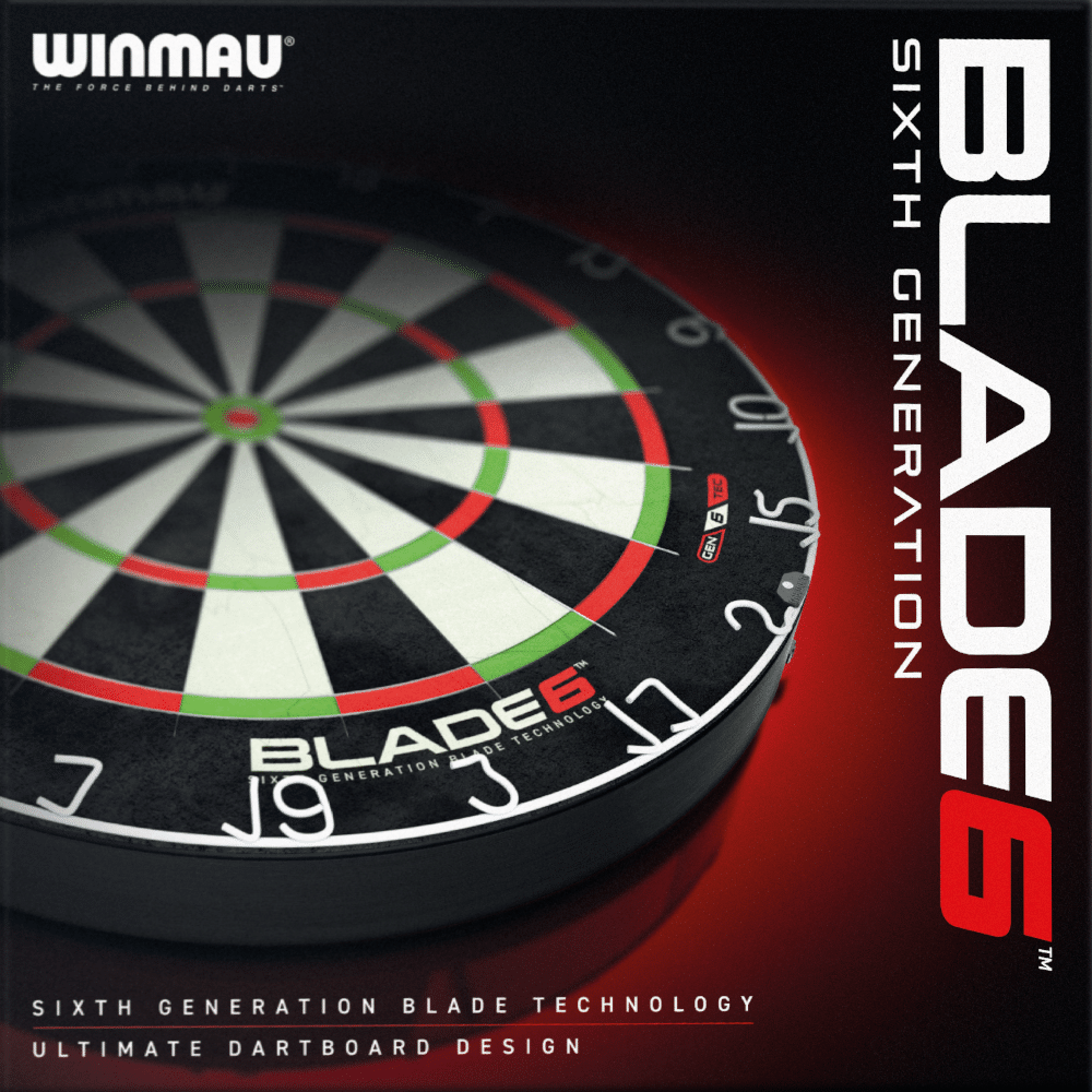 Winmau Blade 6 Dartboard - Package