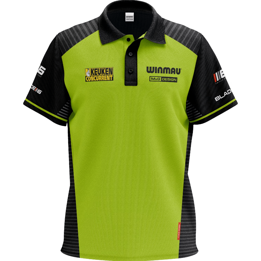 Winmau Pro Line Michael Van Gerwen MVG Dart Shirt - Front