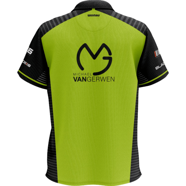 Winmau Pro Line Michael Van Gerwen MVG Dart Shirt - Rückseite