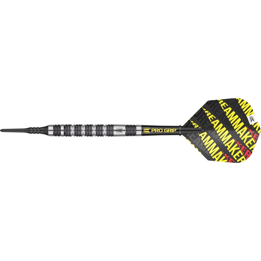 Target Dimitri van den Bergh Softdart 80% - Seitenansicht