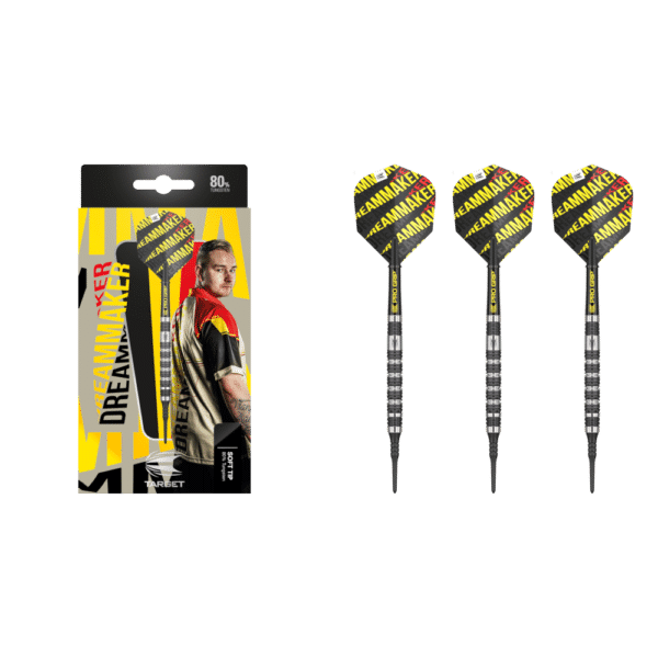 Target Dimitri van den Bergh Softdart 80% - What's in the Box