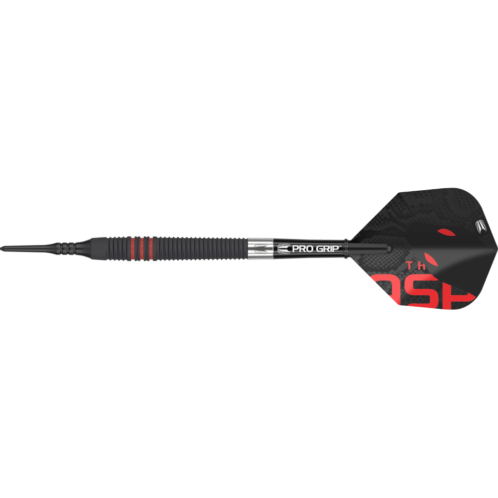 Target Nathan Aspinall Black Softdart 80% - Seitenansicht