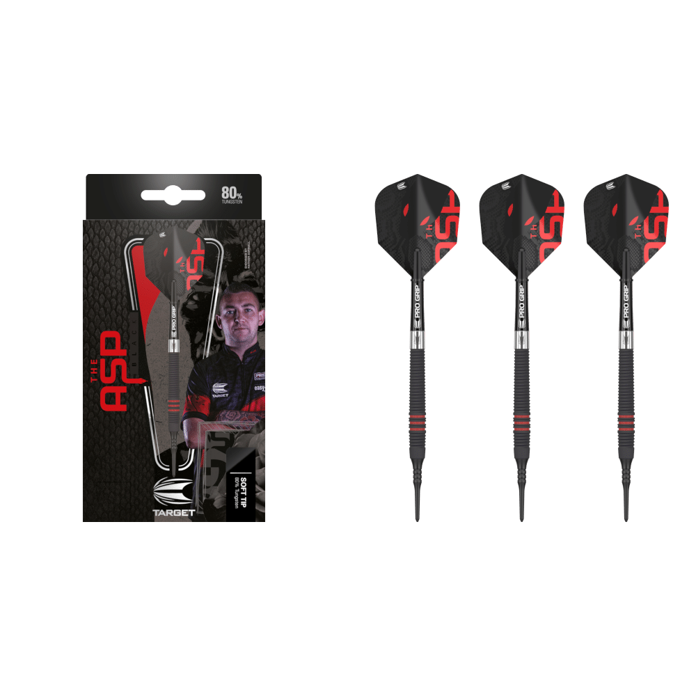 Target Nathan Aspinall Black Softdart 80% - What's in the Box