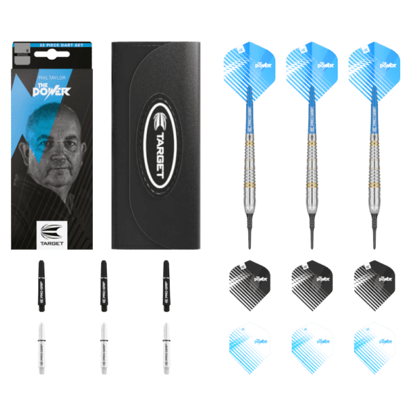 Target Phil Taylor Softdart Brass - What's in the Box