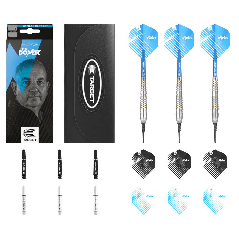 Target Phil Taylor Softdart Brass - What's in the Box