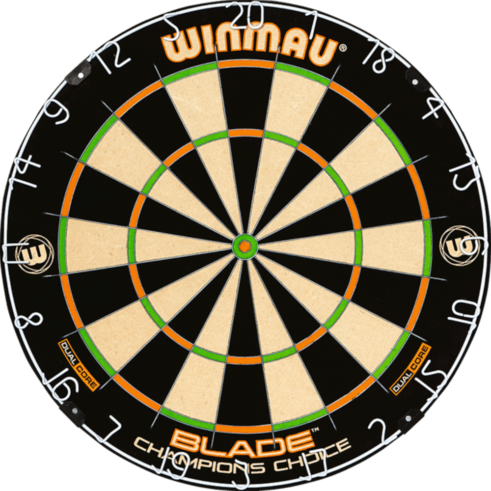 Winmau Champions Choice Dual Core Dartboard - Front