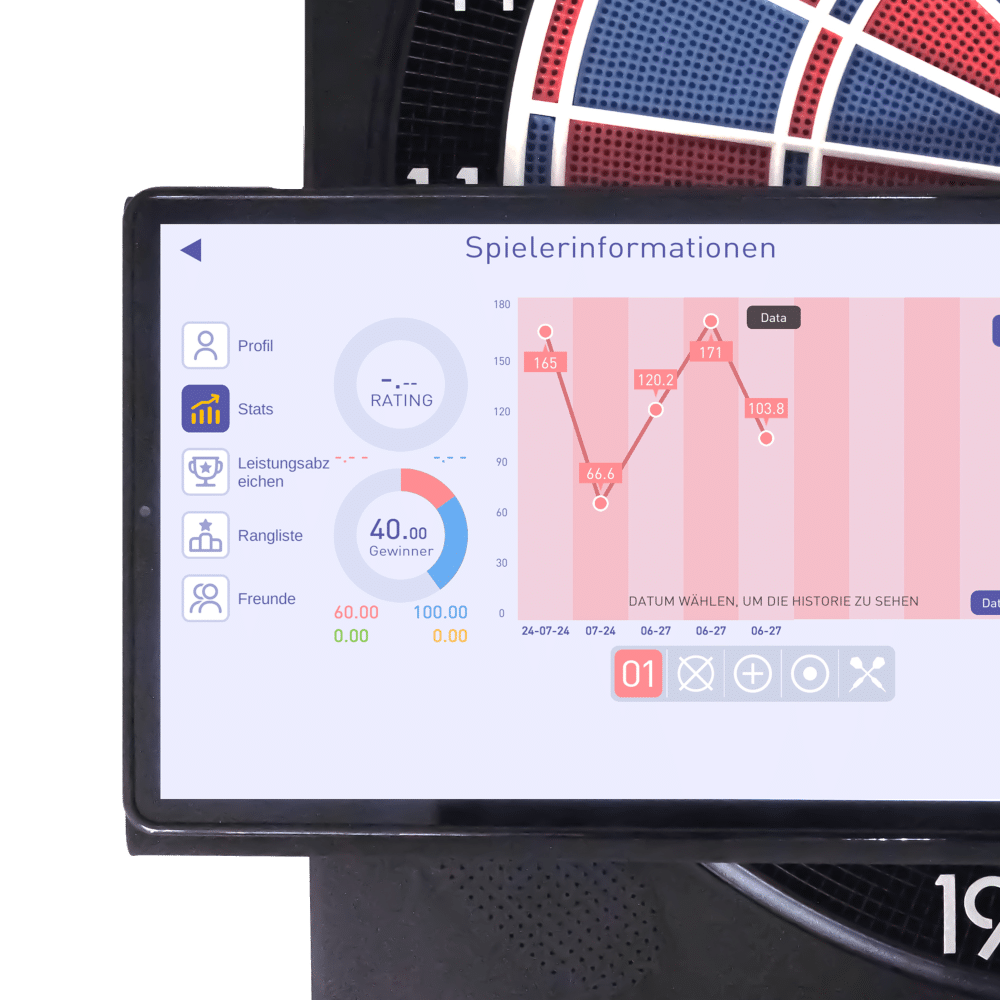 Karella CB-Smart - Dartautomat - Onlinespielen per Smartphone App - kaufen- App