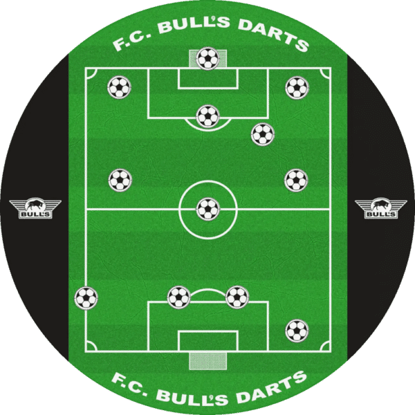 Bull's NL Game Fußball Dartboard - Front