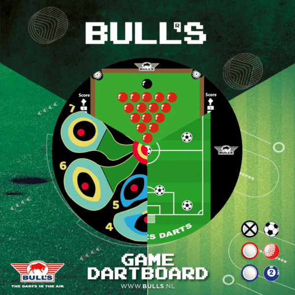 Bull's NL Game Fußball Dartboard - Package