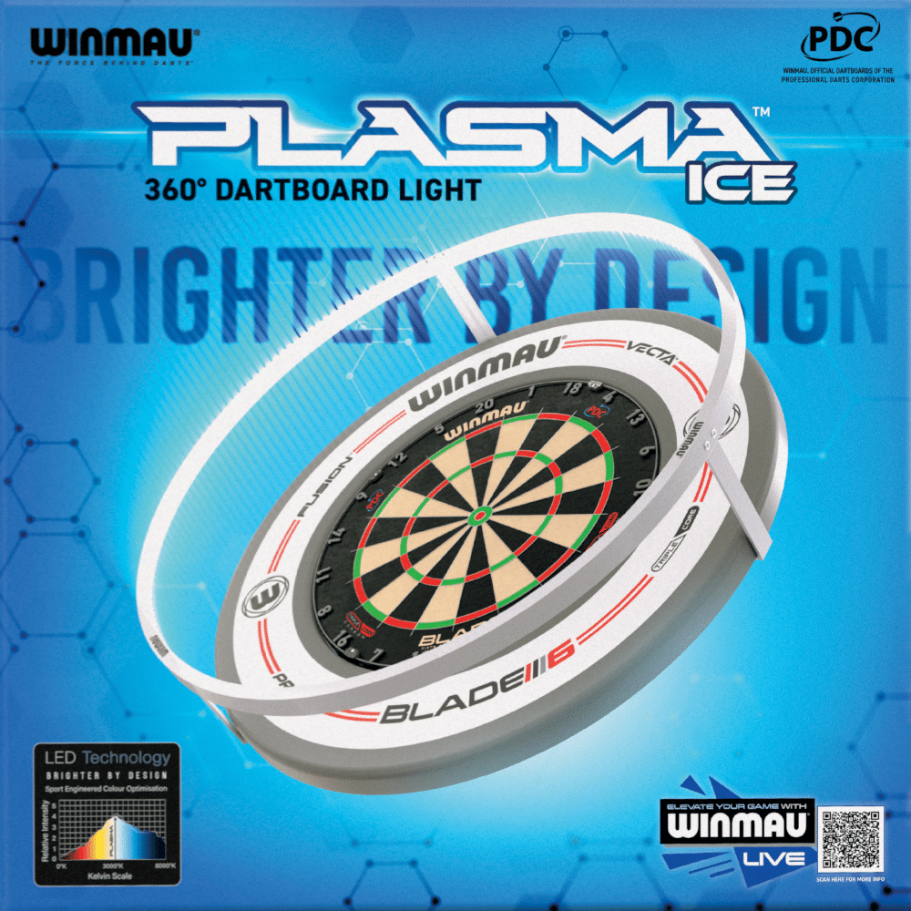 Winmau Plasma Ice Dartboardlight - Package