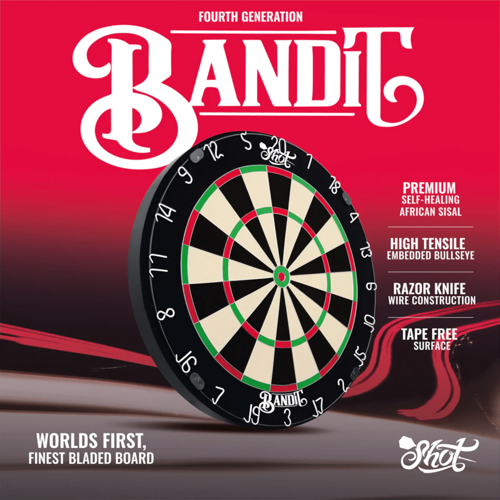 Shot Bandit Dartboard - Package