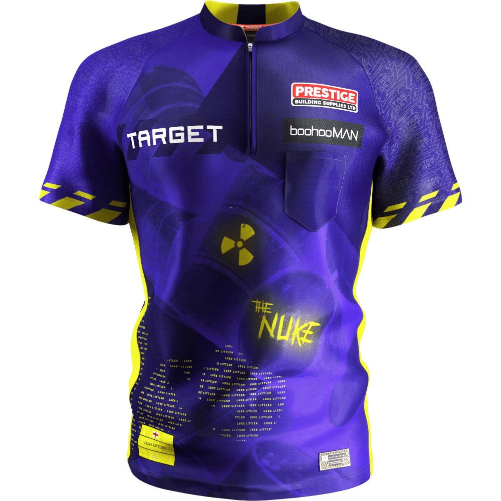 Target Coolplay Luke Littler the Nuke Dartshirt - Trikot - 2025 - jetzt kaufen - SK.Darts - Darts Trikot - Luke Littler Dart Shirt