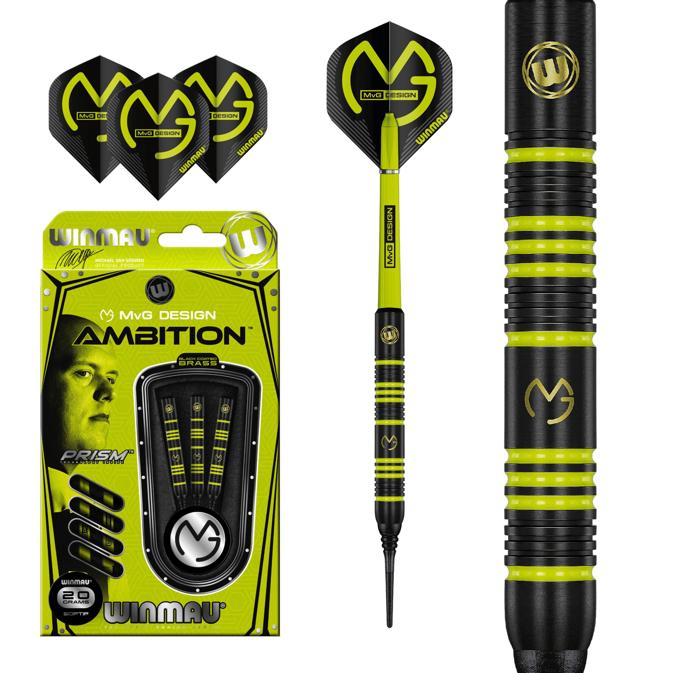 Winmau Michael van Gerwen Ambition - Steel - MVG - WITB