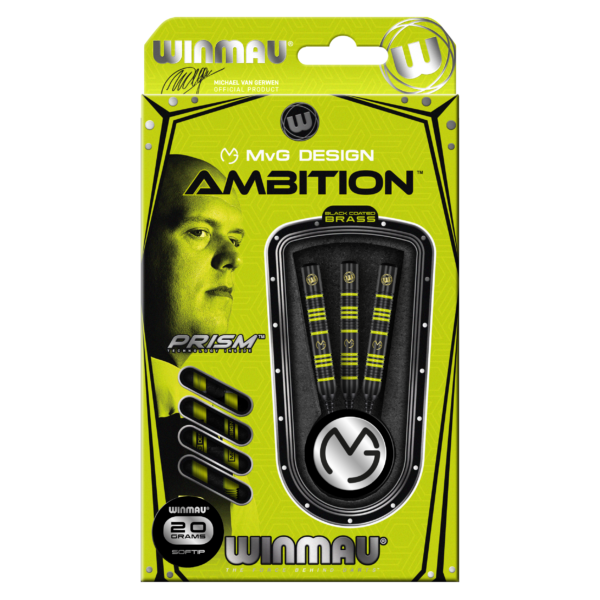 Winmau Michael van Gerwen Ambition - Steel - MVG - Pack